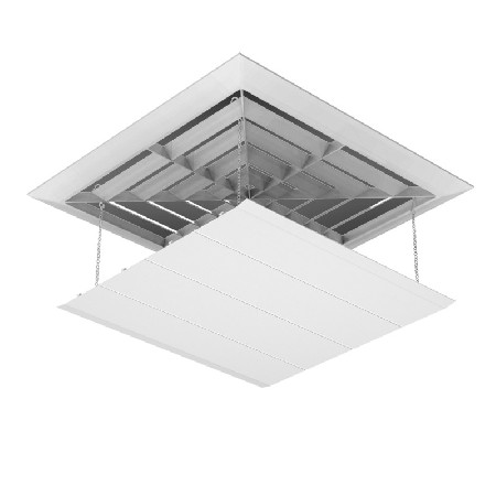 中央空调挡风板正方形遮风板导风罩办公室天花机冷气出风口挡板