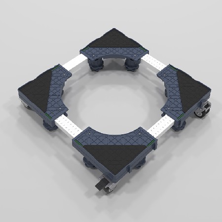 洗衣机底座移动万向轮冰箱支架加高脚架子托架置物架通用垫高滚筒